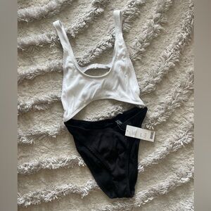 Urban Outfitters Black Ribbed Tank Top